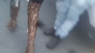 Phat chocolate ass in all black