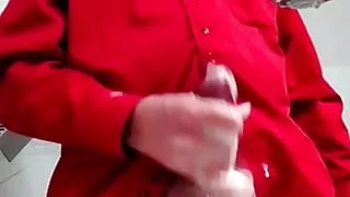 public washroom masturbation w lotsa cum