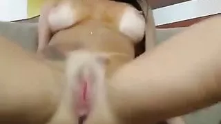 Tattooed Brunette Girlfriend Teases On Bf's Cam