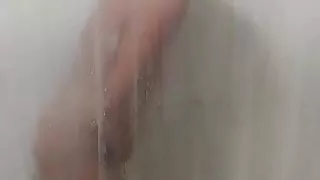 Mami in the shower