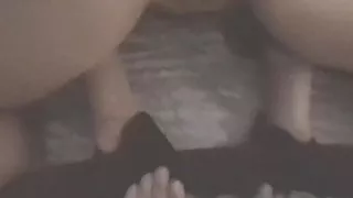 Mrs Grey hands & feet bound, pussy play, very wet