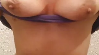 Gema shows her huge tits