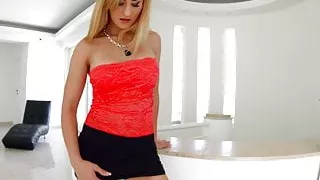 Helena Valentine gets her holes filled up with jizz of