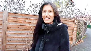 German Amateur Babe gets fucked during sex reportage