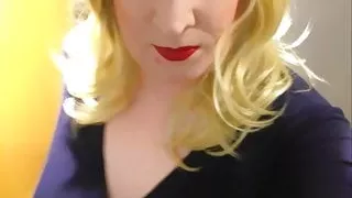 Crossdresser Walking in the Hotel