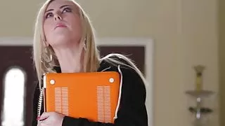 Stepteen babe pounded in kinky couple