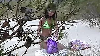 Am FKK Strand Mesquida  auf Mallorca