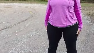 Dogging & Cuckold wife with BBC outdoors