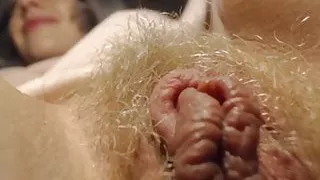 Hairy blonde webcam girl