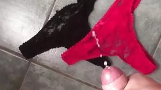 Swiss Cum on Neighbor Thong
