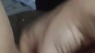 My wife enjoying her fist.