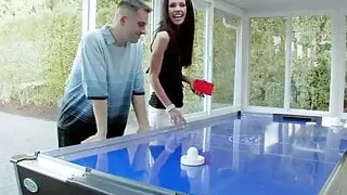 Brunette chick loves to get eaten before fucking