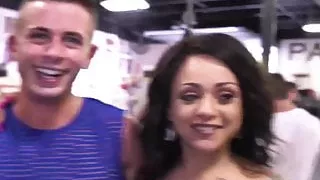 Super hot pornstars go to a real boxing club to get fucked