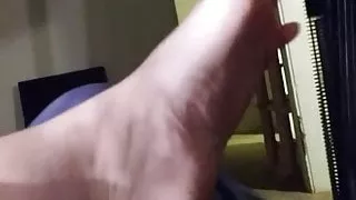 Friend foot and sock tease