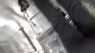 beautiful milf in sweet pants whit sexy ass