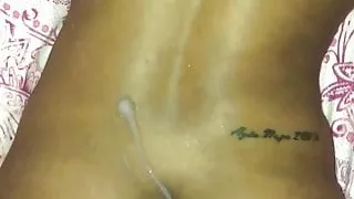 Cum shot on girlfriends ass