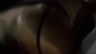 Slut sucking dick in backseat of truck