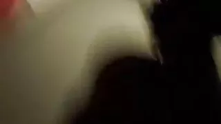 Pale lady pleasing her black partner