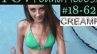 SUPER Hottie POV Creampie and BJ  #18-62
