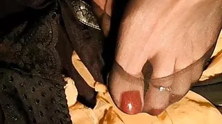 Feet and Nylon Fetish 2