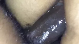 Rican taking dick up the ass