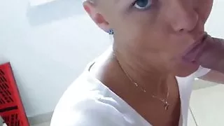 Daughter Gets Hot Creampie From her Not Step Dad in Kitchen