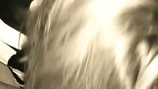 vestido blanco y negro