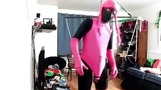 Sissy Self bondage sex swing