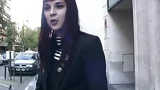 Flotter Dreier mit geilem franzoesischem EmoTeen