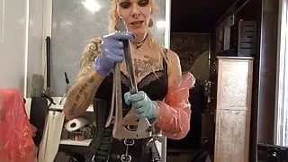 Huge massive speculum and fisting by Lady Jane Van Dark,fist
