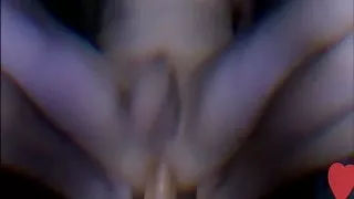 Elli bouncing on her huge toy