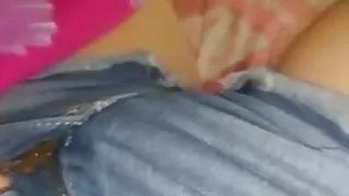 Wet pussy masturbation