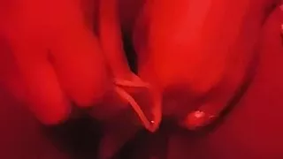 BBW Prostitute inserts female condom