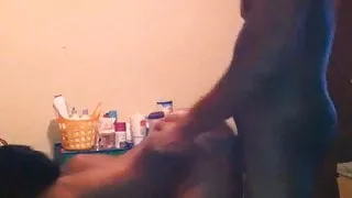 Ebony with nice ass gets drilled !