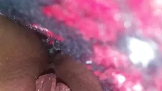 Rubbing my swollen clit2