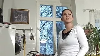 In der Kueche meinen Freund abgemolken