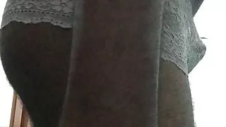 Grosse bite sur le boxer de ma Soeur