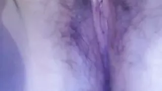 Romanian young girl hairy pussy masturbation