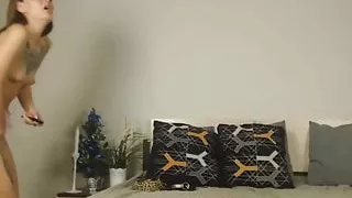 Lovely Brunette Fuck and  Plays her Pussy