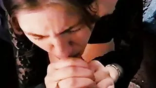 Ex-Girlfriend (EX-GF) Sucking and Swallowing Cumshot.