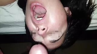 Wife Licks Balls and gets a Big Facial