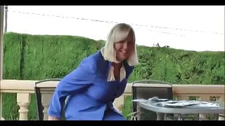 Sexy MILF in stockings