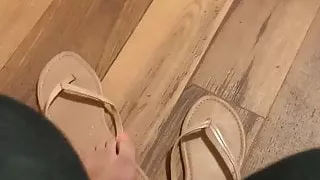 Light skin feet play