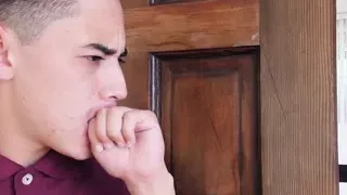 Bubble butt babe seduces skinny nerd and services his cock