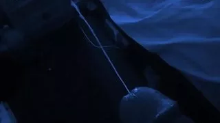 Cum shooting cock caught on camera