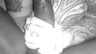 Interracial tattooed white girl vs BBC MONSTER Deepthroat