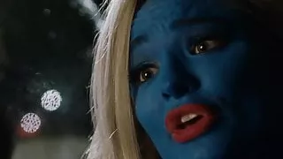 Emma Rigby (The Festival) Riding cock dressed as a Smurf