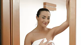 OLD4K. Comely brunette makes love with old inamorato after..