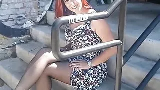 Mini Dress & Pantyhose