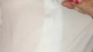 Cum on girlfriend blouse